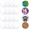 8 Pieces Clear Acrylic Panels Round Acrylic Discs 1/12 Inch