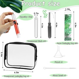 57 Pcs Mini Tampon Flasks for Women, Reusable Flasks Bottle Containers, Cruise Flasks Kit for Travel, Concert, Outdoor Sports(green)