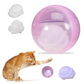 YUFFQOPC Electric Cat Toy with LED Light, Cat Toy, 360 Degree Automatic Moving Pet Toy Ball, Movable Play Ball for Cats and Dogs Indoor