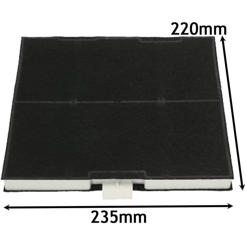 SPARES2GO Anti-Odour Carbon Filter compatible with Neff Cooker Hood (220