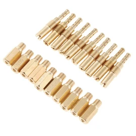 Partscollect 20pcs Carburetor Main Jet Slow Pilot Jet Kit Set Fit for Keihin OKO KOSO PE PWK Carb
