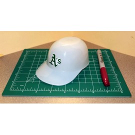 Oakland A's Athletics Alternate *DIECUT* Stadium Ice Cream Helmet Sundae Cap Hat