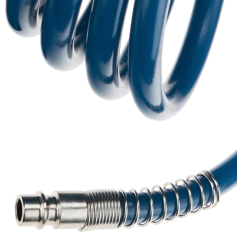 Compressed Air Hose SP-PE 10 m, Flexible Spiral Hose 6.5/10