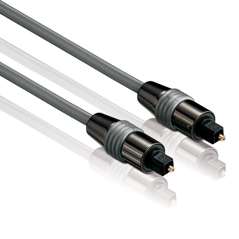 HDSupply TC030-030 Toslink S/PDIF Audio Cable, Optical Fibre, Male to