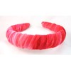 Strawberry Tie Dye Velvet Headband - Made in the USA