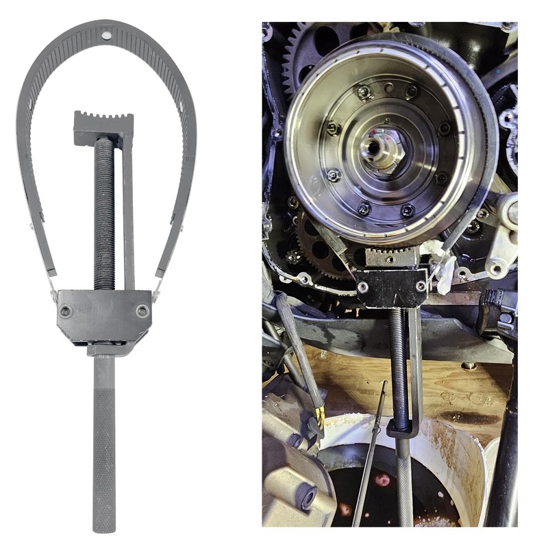LK LEAPING KNIGHT 330mm/13in Adjustable Motorcycle Clutch Flywheel Holder Wrench