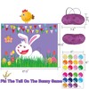 Funnlot Easter Games for Kids Pin The Tail on The