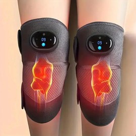 Heated Knee Massager, 3-in-1 Heated Knee Elbow Shoulder Wrap, Adjustable Heating Modes, Heating Pad For Knee Elbow Shoulder Relax Leg Warmers