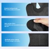 7611 Sports Kneepad Black Breathable Knee Compression Sleeve Adjustable Compression