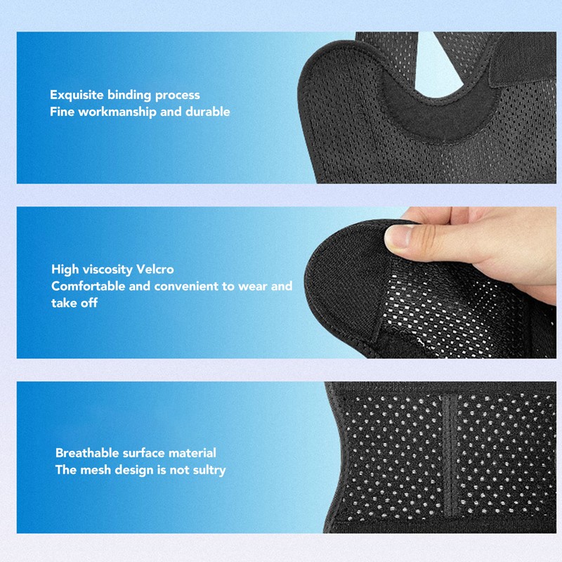 7611 Sports Kneepad Black Breathable Knee Compression Sleeve Adjustable Compression