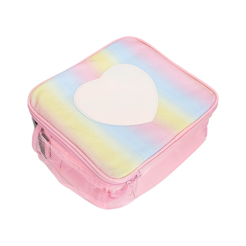 Lunch Bag Small Lunch Box Gradient Pink Reusable Leakage Proof