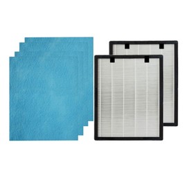 PUREBURG Replacement Filter Set Compatible with PUROXYGEN P500 P500i & Aorda APD801 Air Purifiers,2-Pack H13 HEPA Activated Carbon 2-in-1 4-Stage Filtration