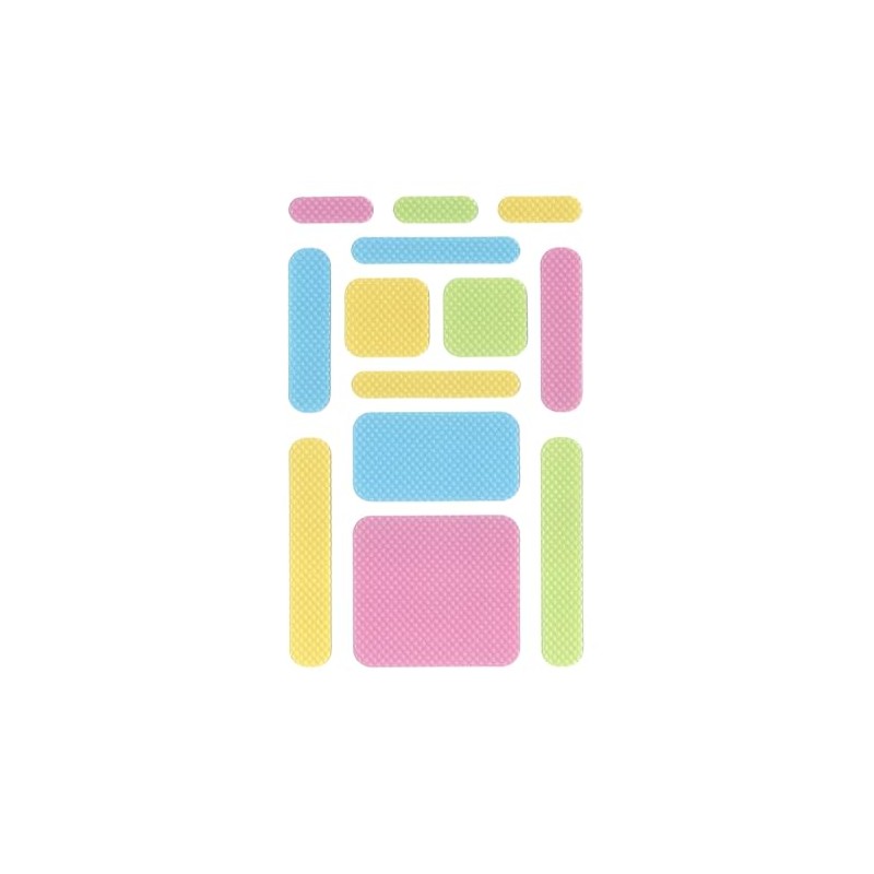 The Pencil Grip Zen Strips, Anywhere Zen, Bumpy Pastel, 13