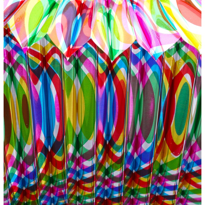 Christmas Concepts® 3D Multi Coloured Foil Christmas Lantern - Traditional