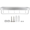 Bathroom Shelf Wall Mount Space Aluminium Shower Single Layer Shelf