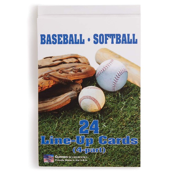 BSN Sports Baseball/Softball Line-up Card Booklet