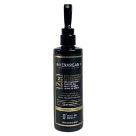 Kerargan - Tonic lotion with castor oil against hair loss for strengthened hair - moisturising, detangling, volume and anti-frizz - no sulphates, GMOs and mineral oils - 250ml