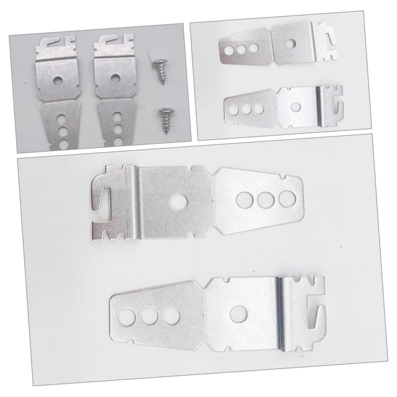 Hohopeti Dishwasher Side Brackets Set Dishwasher Mounting Clips Plate Dishwasher