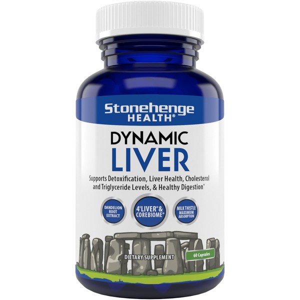 Stonehenge Health Dynamic Liver Supplement, Supports Detoxification, Liver Health, Cholesterol