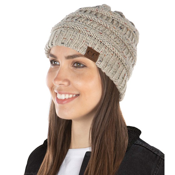 Funky Junque Unisex Ribbed Knit Beanie, Knitted with 100% Soft
