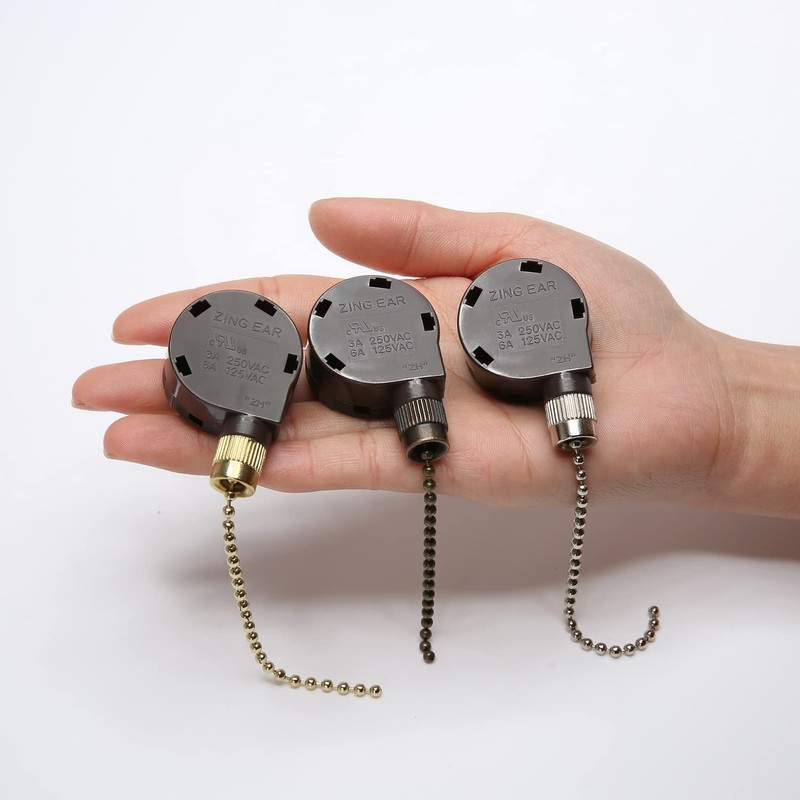 Ceiling Fan Switch Set Zing Ear ZE-268S5 4 Speed 5