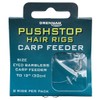 DRENNAN CARP FEEDER QUICKSTOP HAIR RIGS SIZE 12 - HNQCFD012