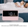 LED Mirror Alarm Clock 2 Levels Brightness Digital Alarm Clock