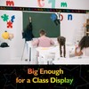 12 Pieces Alphabet Line for Classroom Wall Chalkboard Brights Manuscript