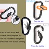 Carabiner Keyring, Spring Hook, Carabiner with Screw Cap, Aluminium Carabiner,