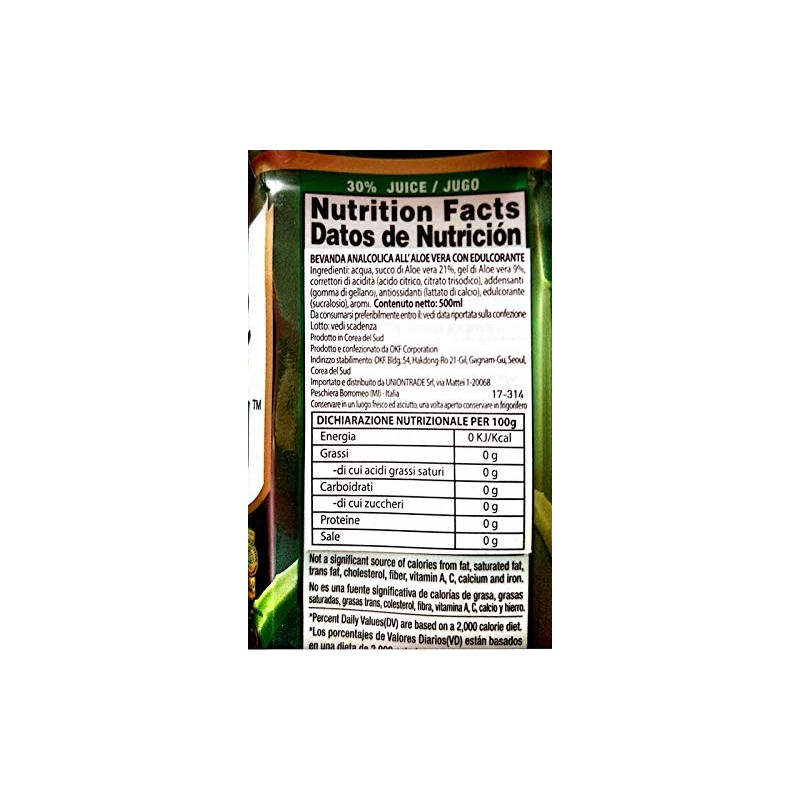 OKF Aloe Vera Sugar free Original Drink 500 ml