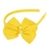 VOCOSTE Bow Hairbands, Bowknot Headband, Non-slip Fashion, Yellow 0.35 Inch