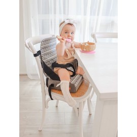 Dreambaby Grab 'n Go Travel Booster Seat with Storage Compartment, Tall Back for Added Comfort