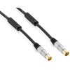 POPPSTAR Aerial Coaxial Cable TV Cable with Gold-Plated Contacts 3