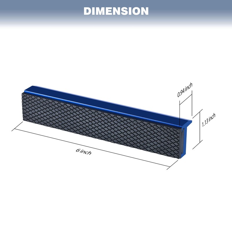 TRISENSE 6" Vise Jaws, Universal Soft Vice Jaws Pads Covers
