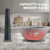 Koville African Natural Granite Mortar and Pestle Set, 4 Cups