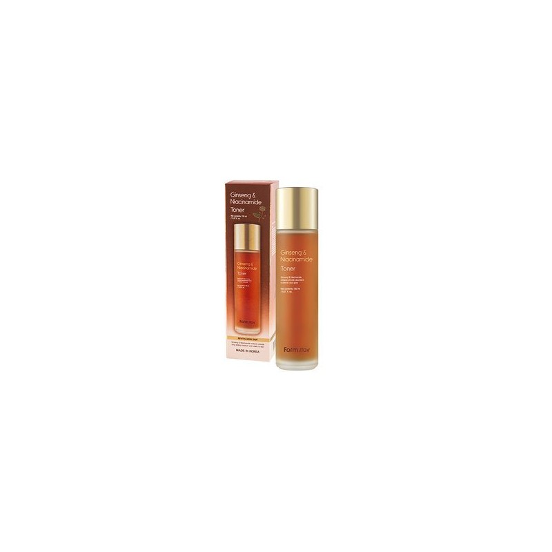 Palmstay 팜스테이 진생 앤 나이아신마이드 토너 150ml Farmstay Ginseng &