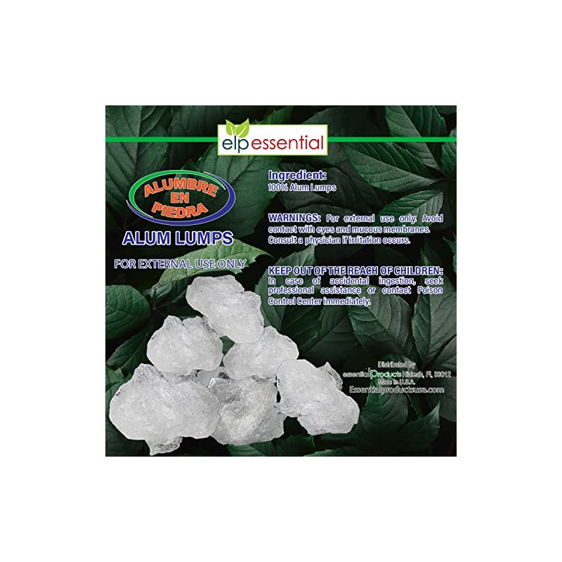 ELP ESSENTIAL Alumbre en Piedra Alum Lumps 2 oz