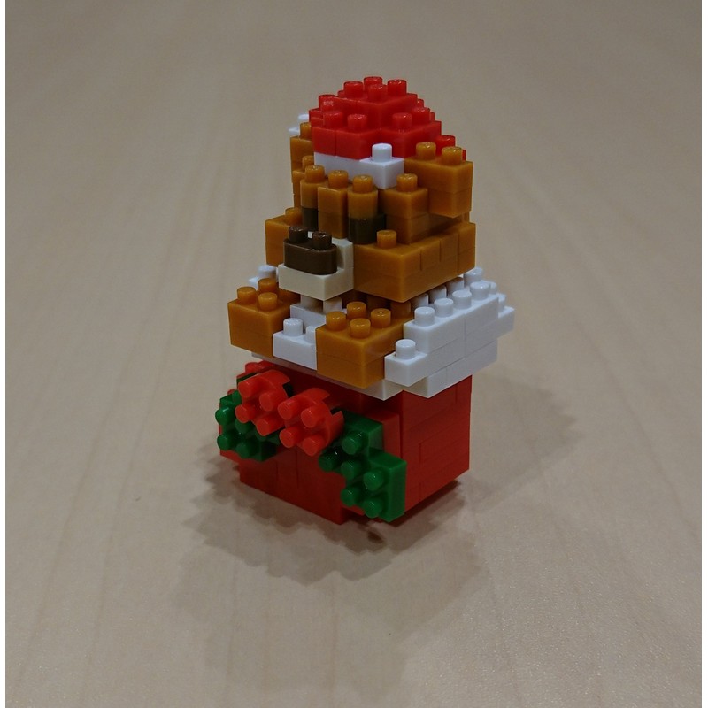 Nanoblock Christmas Teddy Bear NBC_235