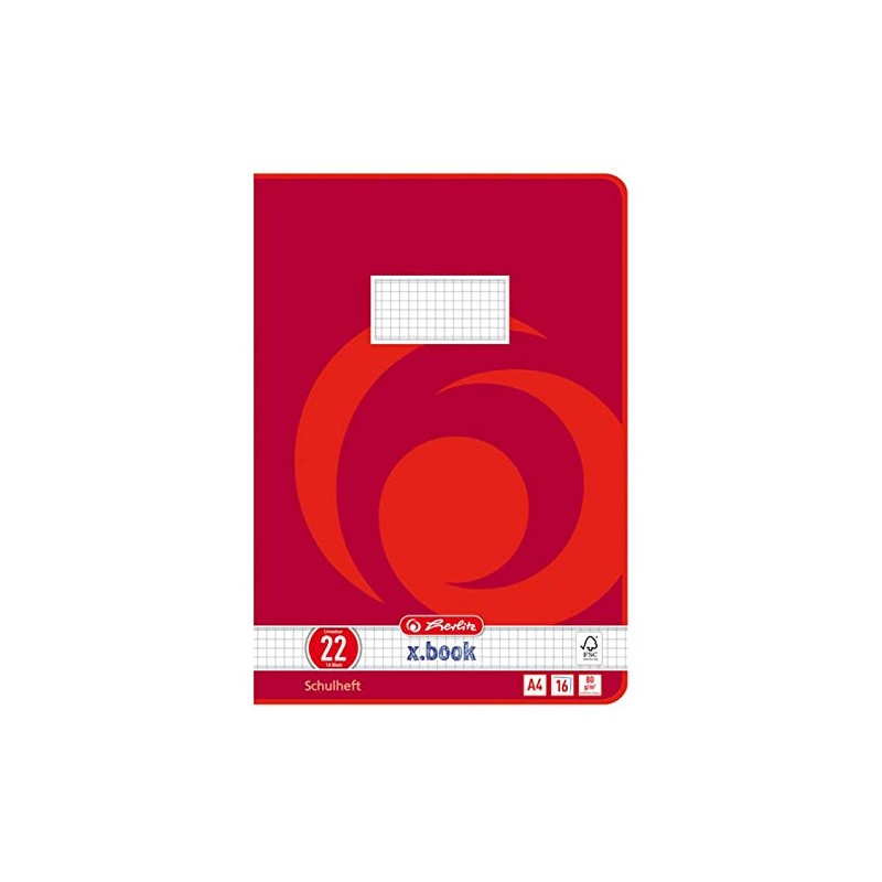 Herlitz 3322609 School Notebook A4, UWS, Lineatur 25/liniert