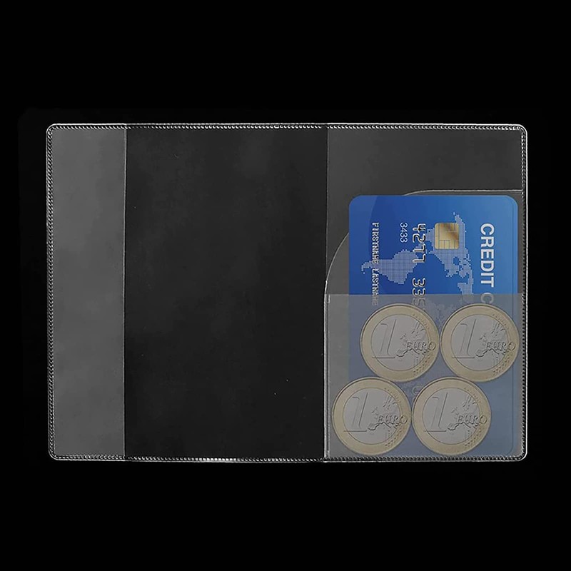 4 Pcs Clear Passport Cover Travel Holder Case,H HOME-MART Australia