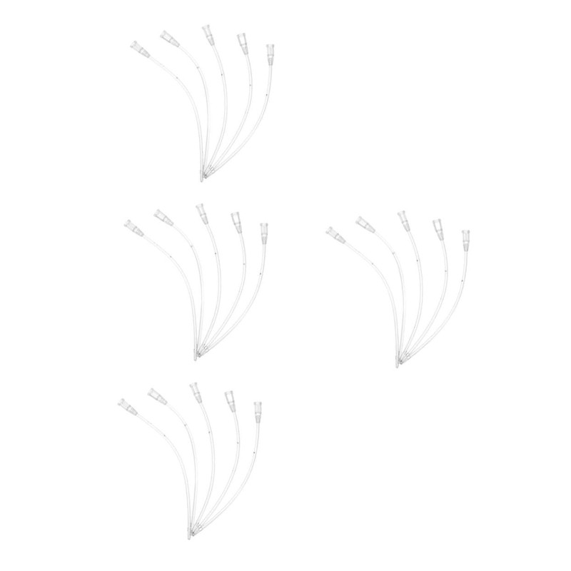 Mipcase 20 Pcs Transparent Birds Feeding Hose Device Durable Pet