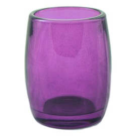 Nature Home Decor 944-1349 Premium Angus Glass 4-Piece Bathroom Accessory Set of Ruby Collection