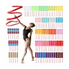 Yilloog Ribbon Dancing Wands Party Favors, 78.7 Inch Gymnastics Ribbon