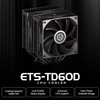Enermax TD60 Digital CPU Air Cooler 159mm Height All-Black CPU