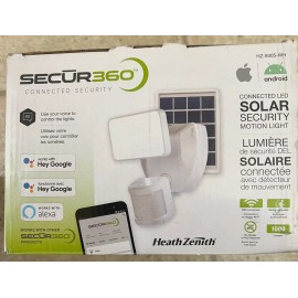 HeathZenith Secur360-App Connected Solar LED Security Light- Brand New in box