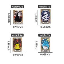 Anime Enamel Pins Set,Funny Brooch Pins for Backpack Jacket Clothes,Cartoon Lapel Badges,Button Aesthetic Pins Bulk (1)