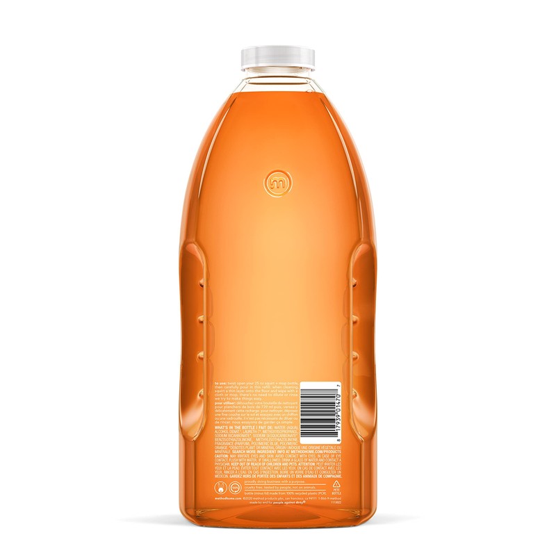 Method Squirt + Mop Hardwood Floor Cleaner Refill, Almond, 68