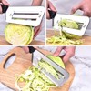 Dual Blade Julienne Cutter, Stainless Steel Shredder Slicer, Stainless Steel