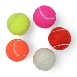 Price's 5 Coloured Tennis Balls (5)