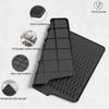 Silicone Dish Drying Mat for Kitchen Counter, Non-Slip Dish Drainer
